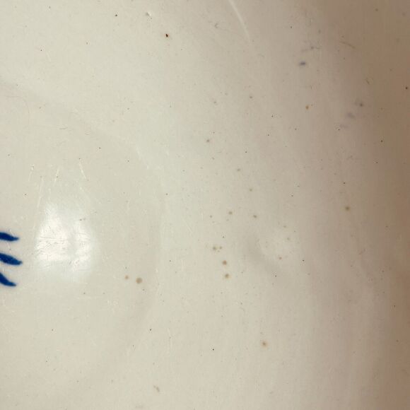 F Winkle FW & Co Danish Oval Vegetable Salad Serving Bowl Dish Flow Blue 9.5"x7" - Picture 6 of 14